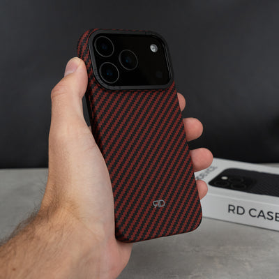 Custodia in fibra di carbonio RD V3 (ROSSA) EDIZIONE LIMITATA