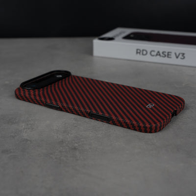 Custodia in fibra di carbonio RD V3 (ROSSA) EDIZIONE LIMITATA