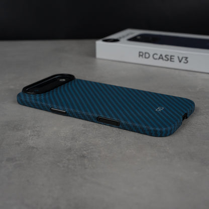 Custodia in fibra di carbonio RD V3 (BLU) EDIZIONE LIMITATA