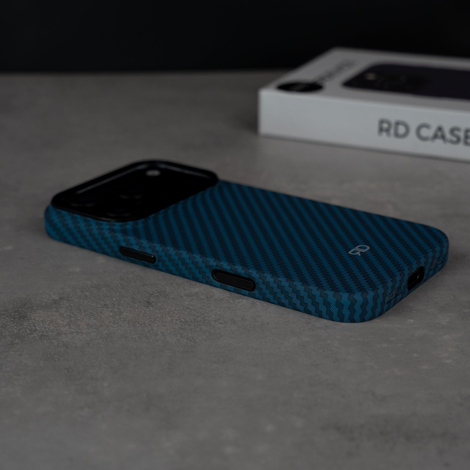 Custodia Kevlar Per IPhone 13 Pro – Fibra Di Carbonio Ultrasottile, Antigoccia Militare E Antiscivolo, Nera
