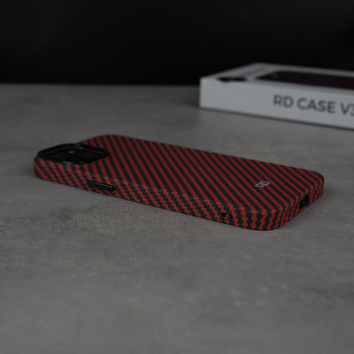 Custodia in fibra di carbonio RD V3 (ROSSA) EDIZIONE LIMITATA